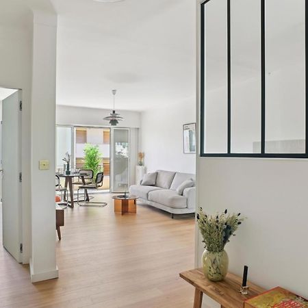 Designer Flat, Luxurious, Close From Palais, Terrasse, Private Garage, Air Conditoning Cannes Luaran gambar