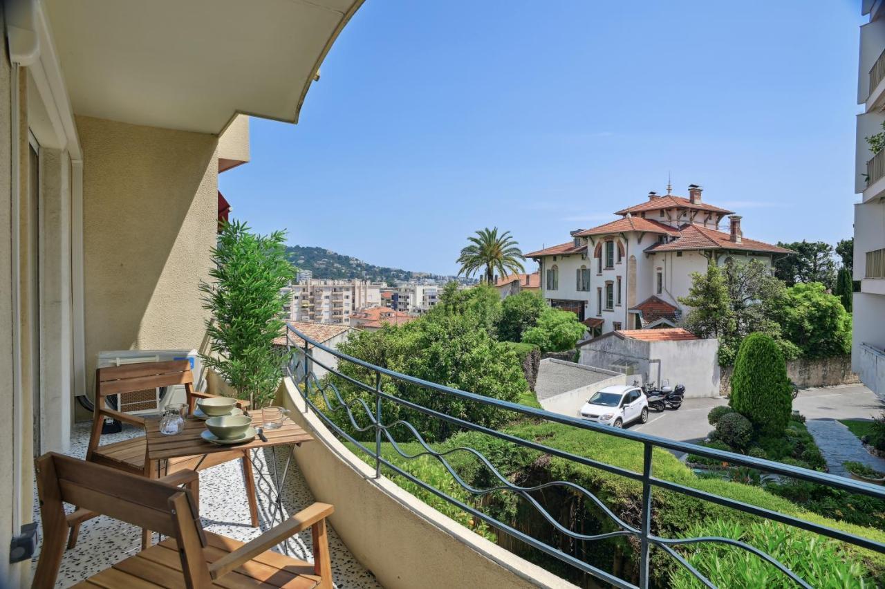 Designer Flat, Luxurious, Close From Palais, Terrasse, Private Garage, Air Conditoning Cannes Luaran gambar