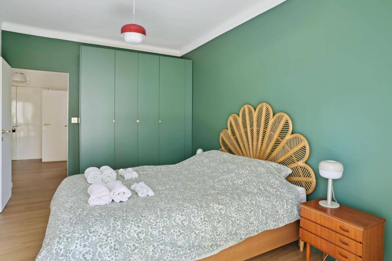 Designer Flat, Luxurious, Close From Palais, Terrasse, Private Garage, Air Conditoning Cannes Luaran gambar